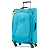 Atlantic Ultra Lite Softsides 25" Expandable Spinner, Turquoise Blue