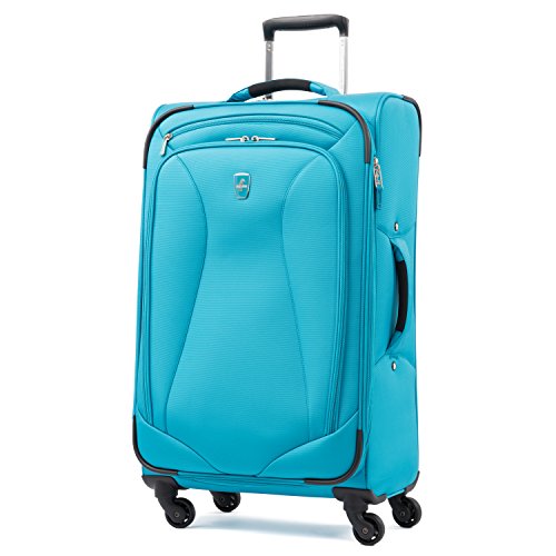 Atlantic Ultra Lite Softsides 25" Expandable Spinner, Turquoise Blue