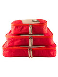 Mancini Leather Goods Pack'Em In Travel Packing Cubes (Red)