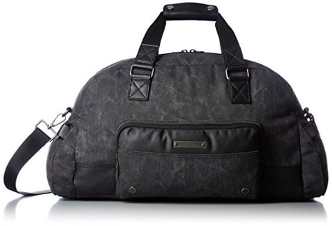 Diesel Men'S Supergear Touch Gear Duffle Bag, Treated Black/Black