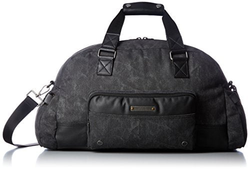 Diesel Men'S Supergear Touch Gear Duffle Bag, Treated Black/Black