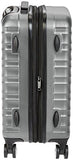 AmazonBasics Premium Hardside Spinner Luggage with Built-In TSA Lock - 20-Inch Carry-on, Grey