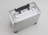 Zero Halliburton Geo Aluminum Wheeled Business Case, Silver, One Size