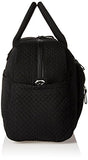 Vera Bradley Women'S Iconic Compact Weekender Travel Bag Vera, Classic Black