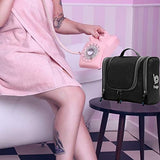 Bago Hanging Toiletry Bag For Men & Women - Toiletries Travel Organizer (Black)