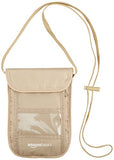 Amazonbasics Rfid Travel Neck Stash Wallet, Khaki