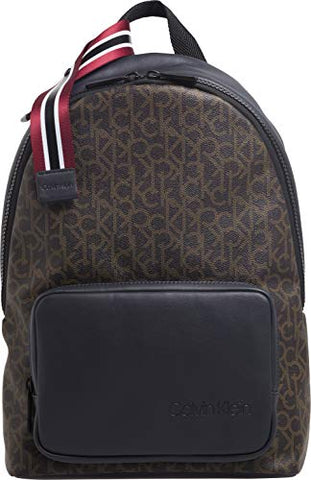 Calvin Klein Mono Backpack One Size Ck Mono Brown/navy