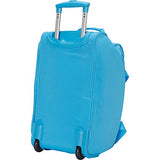 Ed Heck Lightweight 5-PC Spinner Luggage Set (Sky Blue- Flying Penguin)
