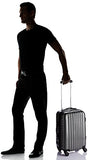 Rockland Melbourne 20 Inch Non-Expandable Abs Carry On, Carbon, One Size