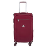 Delsey Luggage Montmartre+ 3 Piece 4 Wheel Lugset, 21/25/29, Bordeaux