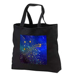 Beverly Turner Star Design - Image of Gold, Green, Purple, and Blue Abstract Shooting Stars -
