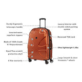 Titan X2 Hard Luggage Large 28" Stylish Spinner (Copper)