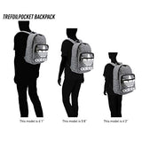 adidas Originals Unisex Trefoil Pocket Backpack, Black/White, ONE SIZE