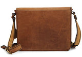Handmade Genuine Leather Full Flap Messenger Messenger Shoulder Bag Hlt_015
