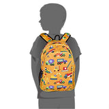 Wildkin 15 Inch Backpack, Extra Durable Backpack with Padded Straps and Interior Moisture-Resistant Lining, Perfect for School or Travel, Olive Kids Design – Under Construction