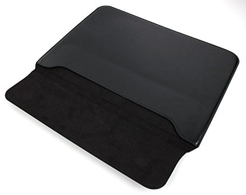 Duragadget Lightweight & Ultra-Portable Envelope-Style Pouch / Case In Black Synthetic Leather