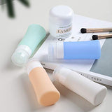 Travel Bottles Tsa Approved, Yamyone 3oz Leak Proof Travel Accessories BPA Free Silicone Cosmetic Travel Size Toiletry Containers for Shampoo Lotion Soap (4pcs)