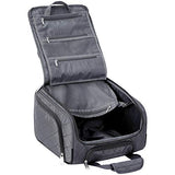 AmazonBasics Underseat Luggage, Grey Quilted