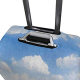 Suitcase Cover Cow Meadow Green Grass Blue Sky Luggage Cover Travel Case Bag Protector for Kid Girls