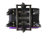 The Dance Angel Suitcase Carry-On Purple and Black"Purple Reign" (Rolling Dance Bag With Costume