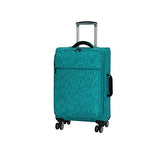 it luggage 21.5" Stitched Squares Lightweight Case, Aqua Blue
