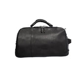 Canyon Outback Wildcat Canyon 20-Inch Rolling Leather Duffel Bag, Black, One Size