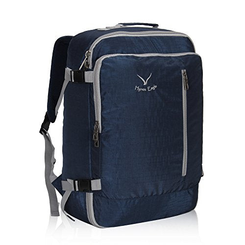 Hynes Eagle 38L Flight Approved Weekender Carry on Backpack Blue