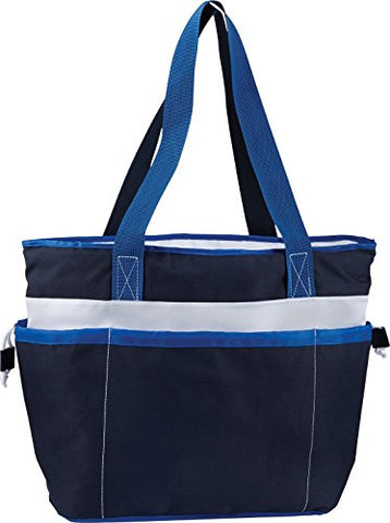 Zuzify Large Insulated Cooler Tote Bag. Fx1092 Os Navy Blue