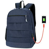 Laptop Usb Charging 15.6 Backpacks Men Slim Waterproof School Backpack Bag Women Travel