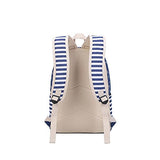 S Kaiko Navy Style Canvas Backpack Casual Daypacks School Backpack For Women And Men Laptop