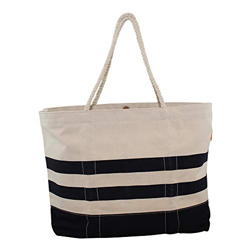 CB Station Maritime Tote Natural & Navy