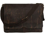 16 inch Best Computer Leather Laptop Messenger Bags for Men Leather Satchel Shoulder Bag Man Bag