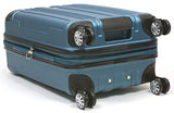 Dejuno Kingsley Abs 3-Piece Hardside Spinner Luggage Set-Turquoise