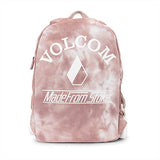 Volcom Junior's Women's School Yard Canvas Backpack, mauve, One Size Fits All