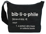 Dancing Participle Bibliophile Embroidered Sling Bag