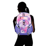 High Sierra Loop-Backpack, School, Travel, or Work Bookbag with tablet-sleeve, Unicorn Clouds/Lavender/White, One Size
