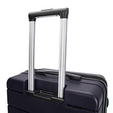 DUKAP Definity Lightweight Hardside 3 piece set 20''/24''/28'' Navy Blue