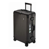 RIMOWA Lufthansa Alu Premium Collection suitcase 63.5L Electronic Tag, Black