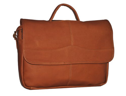 David King & Co. Porthole Briefcase Simple, Tan, One Size