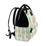 Backpack Trend Art Pineapples Womens Laptop Backpacks Hiking Bag Travel Daypack