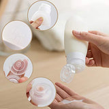 Travel Bottles, Bontip Leakproof Silicone Travel Containers with 6 Pcs TSA Approved Squeezable 3/2/1.25oz Travel Bottles & Accessories for Cosmetic Shampoo Conditioner Lotion Soap