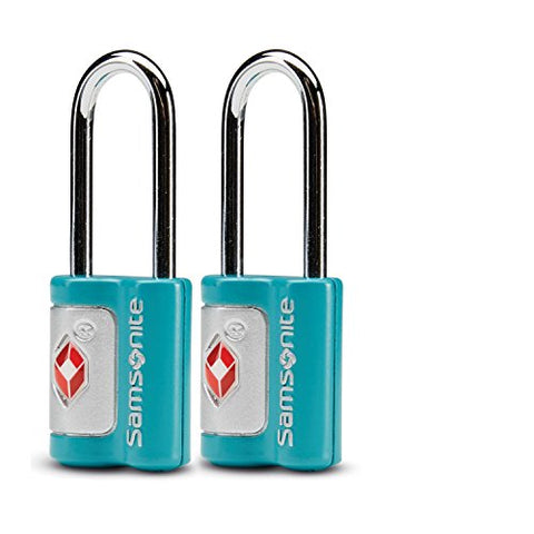 Samsonite Travel Sentry 2-Pack Key Locks, Emerald Teal