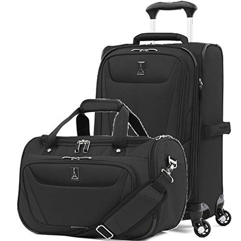 Travelpro Luggage Maxlite 5 | 2-Piece Set | Soft Tote and 21-Inch Spinner (Black)