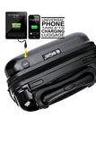 Carry-On Cabin Luggage 55X35X20 Suitcase 20 Inch Approved Lightweight 4 Wheel Hard Case Kids