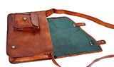 Artishus Upgraded New Vintage Brown 15" Leather Messenger Bag for Men & Women | Business Laptop