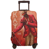 ZHUOBAIL Ka-pp_a A_lp-ha Ps-i 1911 KAP Fraternity Nupes Travel Suitcase Protector Elastic Trunk Protective Case Washable Luggage Cover with Concealed Zipper Suitable 29-32 inch