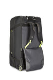 High Sierra At8 Wheeled Upright Duffel Bag, Black/Zest, 32"