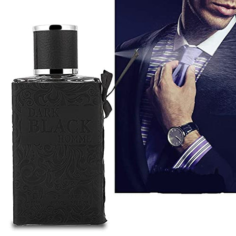 Men Cologne Perfume, French Men Fragrance Long-Lasting Eau de Toilette Birthday Gift for Business Date and Dinner 80ML(YT1761 Black)