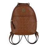 Tommy Hilfiger Embossed Mini Backpack (Brown)
