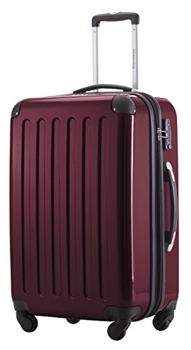 HAUPTSTADTKOFFER - Alex - Luggage Suitcase Hardside Spinner Trolley Expandable 24¡° TSA Burgundy